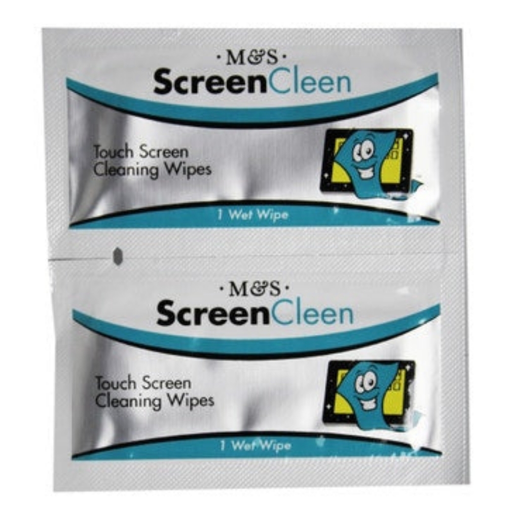 Touch Screen Cleaning Wipes, 60 Pk